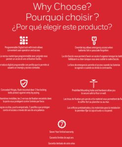 HONEYWELL - 5101 Steel Security Safe with Hotel-Style Digital Lock, 0.27-Cubic Feet, Black 16 81t2EndbvcL