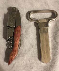 Hicoup Wine Opener - Professional Corkscrews for Wine Bottles w/Foil Cutter and Cap Remover - Manual Wine Key for Servers, Waiters, Bartenders and Home Use - Classic Rosewood 40 81t2WuEziXL