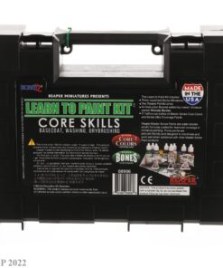 Alternative view of Reaper Miniatures 08906 Learn to Paint Kit Core Skills, Master Series Paint Box Set