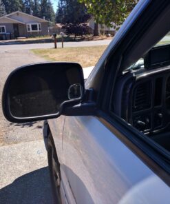 Fan Shape 360 Degree Rotate Sway Adjustabe Blind Spot Mirrors, Ampper HD Glass Convex (Low Curvature) Frameless Stick On Lens (Pack of 2) Pack of 2 36 81t2nvIAveL