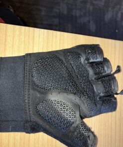 ATERCEL Workout Gloves for Men and Women, Exercise Gloves for Weight Lifting, Cycling, Gym, Training, Breathable and Snug fit Black Large 43 81t2zgqD7yL