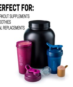 BlenderBottle Classic Shaker Bottle Perfect for Protein Shakes and Pre Workout, 28-Ounce, Clear/Black/White 22 81t3BX6GjL