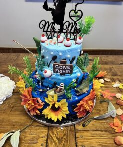 DecoPac Fisherman with Action Fish DecoSet Cake Decoration, 3 Piece Set, (16334) 28 81t3gE f1JL