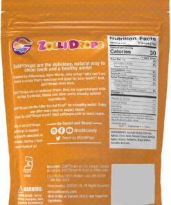 Zollipops | Clean Teeth Zolli Drops - Anti Cavity, Sugar Free Candy with Xylitol for a Healthy Smile - Great for Kids, Diabetics and Keto Diet (15-Count, Natural Fruit Flavor) Assorted 1.6 Ounce (Pack of 1) 14 81t4cMO4dtL