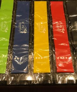 Fit Simplify Resistance Loop Exercise Bands with Instruction Guide and Carry Bag, Set of 5 Assorted 53 81t5R RpB1L