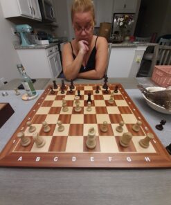 Wegiel Handmade European Professional Tournament Chess Pieces With Wood Storage Case 26 81t5WDJhLHL