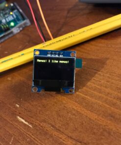 UCTRONICS 0.96 Inch OLED Module 12864 128x64 Yellow Blue SSD1306 Driver I2C Serial Self-Luminous Display Board for Arduino Raspberry Pi Pico 22 81t5dYhK67L