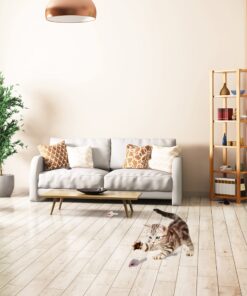 Alternative view of Penn-Plax Play Fur Mice Cat Toys | Mixed Bulk Bag of 12 Play Mice with Rattling Noise | 3 Color Variety Pack - CAT531, Black and White