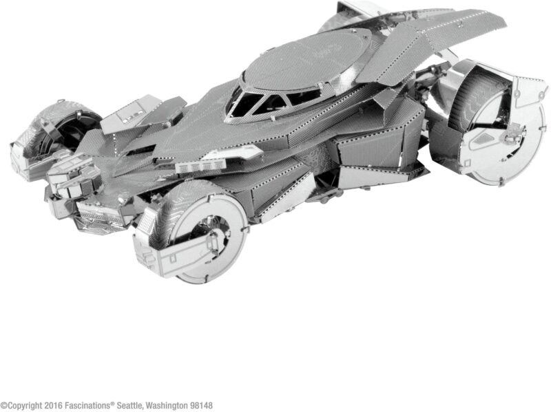 Catalog 6 Metal Earth Puzzle 3D Batmobile Batman Vs Superman, Batmóvil. Rompecabezas De Metal De Batman. Maquetas para Construir para Adultos Nivel Desafiante De 8.5 X 5 X 2.1 Cm