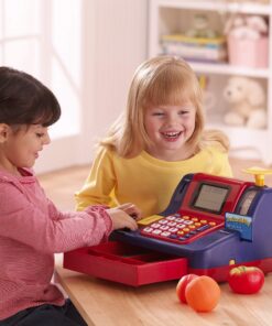Learning Resources Pretend & Play Teaching Cash Register, 73 Piece Set, Ages 3+, Talking Register, Counting Activities, Money Management, for Kids 21 81t9IndgMbL