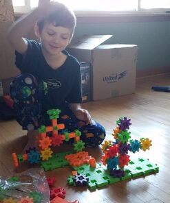 Learning Resources Gears! Gears! Gears! 100-Piece Deluxe Building Set - Ages 3+, Preschool Building Sets, Gears Toys for Kids, STEM Toys for Toddlers, Construction Toy Set, Kids Building Toy 100 Piece Set Gears! 46 81t9JbZ67CL 1