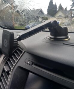 WixGear Dashboard Mount, Universal Magnetic Phone Holder for Car, Windshield Mount and Dashboard Mount Holder for Cell Phones and Tablets with Long Adjustable Arm – (New Rectangle Head) 46 81t9LD2h9ZL