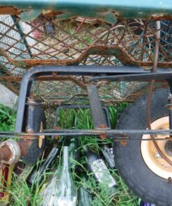 Gorilla Carts GOR1001-COM Steel Utility Cart, Heavy-Duty Convertible 2-in-1 Handle and Removable Sides, 7 cu ft, 1000 lb, Capacity, Gray, 1 pack 76 81t9e9N2wsL