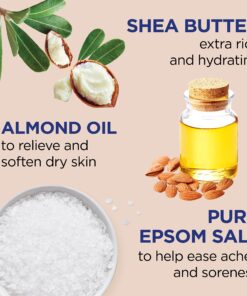 Dr Teal's Pure Epsom Salt Soak, Soften & Moisturize with Shea Butter & Almond Oil, 3lbs (Packaging May Vary) 12 81tA0lhYSfL