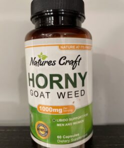 Horny Goat Weed for Male Enhancement - Extra Strength Horny Goat Weed for Men 1590mg Complex with Tongkat Ali Saw Palmetto Extract Panax Ginseng and Black Maca Root for Stamina & Energy - 30 Servings 60 Count (Pack of 1) 43 81tACN2rFgL
