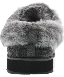 Skechers BOBS Women's Keepsakes - Ice Angel Slipper 6.5 Wide Charcoal 23 81tC3n0OZhL 5