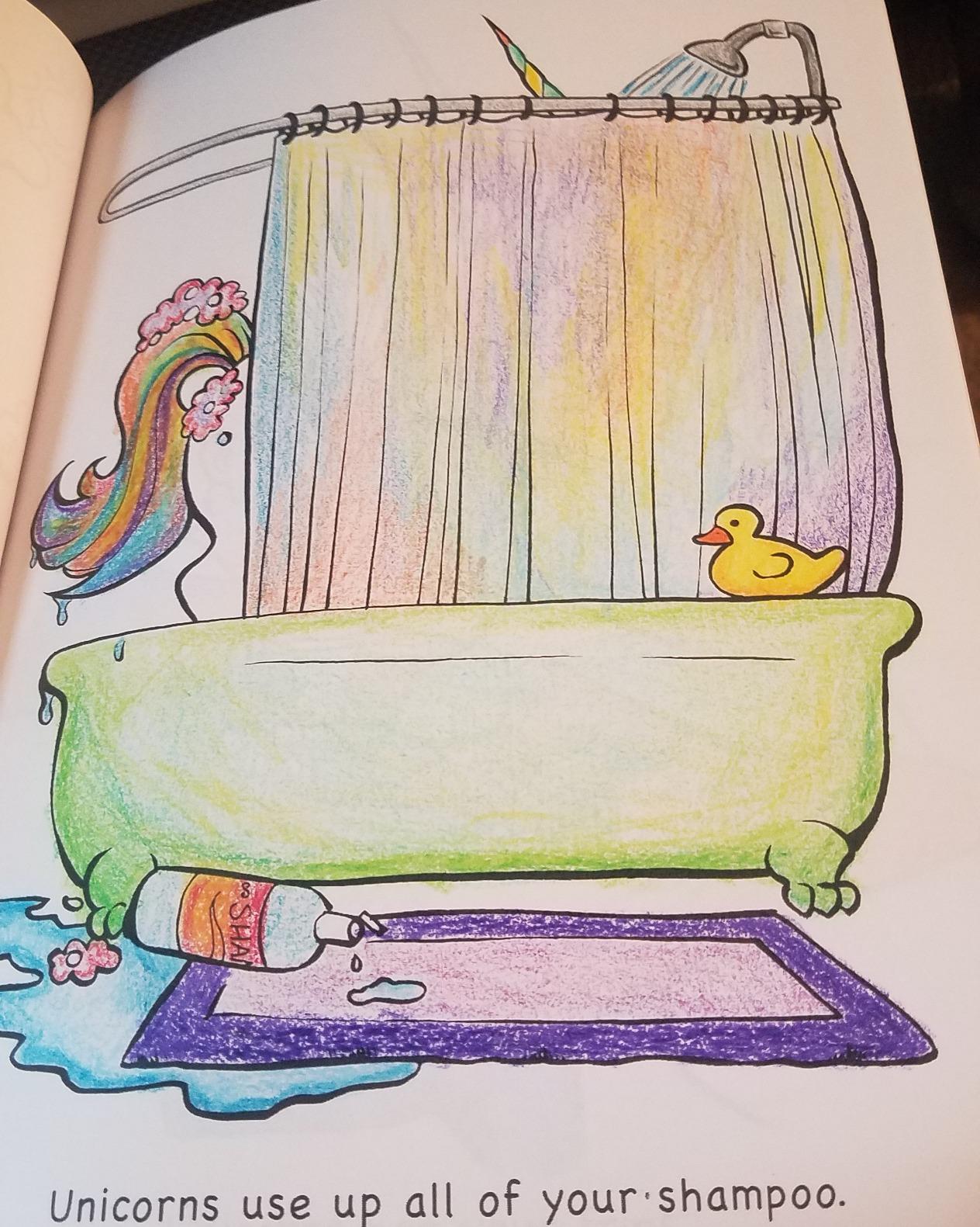 Unicorns Are Jerks: A Funny Adult Coloring Book Exposing the Cold, Hard, Sparkly Truth (Hilarious Unicorn Christmas Gift or Stocking Stuffer for Adult Women) Paperback, Picture Book 10 Unicorns Are Jerks: A Funny Adult Coloring Book Exposing the Cold, Hard, Sparkly Truth (Hilarious Unicorn Christmas Gift or Stocking Stuffer for Adult Women) Paperback, Picture Book - Image 10