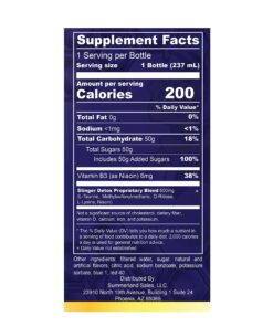 Stinger Detox Buzz 5X Extra Strength Drink – Grape Flavor –Liquid, 8 FL OZ 8 Fl Oz (Pack of 1) 22 81tEHWOe2iL