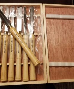 PSI Woodworking LCHSS8 Wood Lathe 8pc HSS Chisel Set 66 81tF8zRFBGL