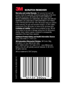 3M Scratch Remover, 39044, 8 fl oz 3M Scratch Remover, 8 oz retail packaging 32 81tFbQnY4lL