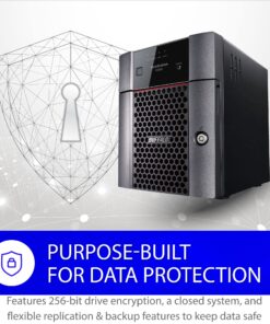 BUFFALO TeraStation 3420DN 4-Bay Desktop NAS 16TB (4x4TB) with HDD NAS Hard Drives Included 2.5GBE / Computer Network Attached Storage / Private Cloud / NAS Storage/ Network Storage / File Server 16 TB (4 X 4TB) 9 81tFbp NL