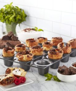 Chicago Metallic 26121 Professional 12-Cup Non-Stick Mini-Popover Pan, 16-Inch-by-10.75-Inch 22 81tGj LME2L