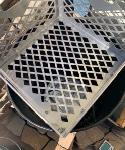 Oklahoma Joe's 5279338P04 Stainless Steel Offset Smoker Charcoal Firebox Basket, Silver 29 81tILTxY3yL