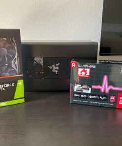 Razer Core X Chroma Aluminum External GPU Enclosure (eGPU): Compatible with Windows & MacOS Thunderbolt 3 Laptops, NVIDIA/AMD PCIe Support, 700W PSU, 4X USB 3.1, 1x Gbit Ethernet, Chroma RGB, Black Classic Black eGPU 49 81tIdbtEtOL 1