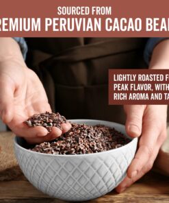 Viva Naturals Organic Cacao Nibs, 2 lb Bag (907g) - Keto Friendly and Vegan Unsweetened Chocolate Chip Substitute, Perfect for Gluten Free Baking, Cacao Nib Smoothies and More, Non-GMO and Gluten Free 2 Pound (Pack of 1) 17 81tJPavVb5L