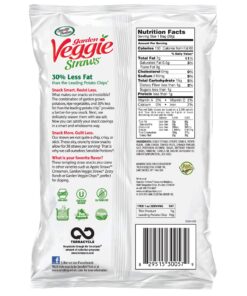 Alternative view of Sensible Portions Garden Veggie Straws, Sea Salt, Snack Size, 1 Oz (Pack of 24) Salted 1 Ounce (Pack of 24)