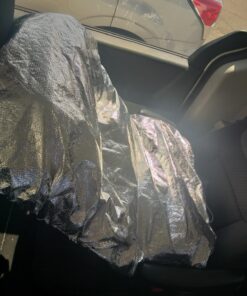 Car Seat Sun Shade Cover - Keep Your Baby's Carseat at a Cooler Temperature - Covers and Blocks Out Heat & Sun - More Comfortable for Baby or Child - Protection from UV Sunlight - Mommy's Helper 41 81tJuyVcshL 1