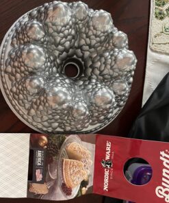 Nordic Ware Pine Forest Bundt Pan, Silver 71 81tKEFzUnCL