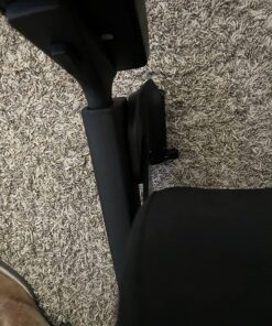 CLATINA Swivel Executive Computer Chair with 3D Armrest and Lumbar Support, Adjustable Ergonomic Fabric Backrest Task Chair for Home Office Conference Room 1 pack-No headrest Black-fabric 31 81tKvNcH2gL