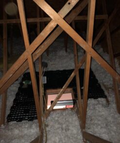 USA SEALING Attic Dek Flooring Storage System, Walking Deck Pallet Boards for Attic, Easy Installation Floor System for Garage, Roof and More, 4 Panels Included - Black 4pk - Universal 30 81tLUzXgt L