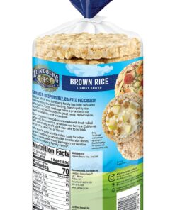 Lundberg Organic Brown Rice Cakes Lightly Salted, 8.5 Oz 7 81tLzcOrH5S