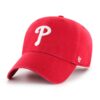 MLB Philadelphia Phillies '47 Clean Up Adjustable Hat, Red, One Size 14 81tMZ6UYRTL