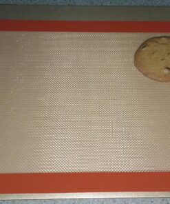 Silicone Baking Mat - Set of 2 Half Sheet (Thick & Large 11 5/8" x 16 1/2") - Non Stick Silicon Liner for Bake Pans & Rolling - Macaron/Pastry/Cookie/Bun/Bread Making - Professional Grade Nonstick Half Sheet 2pk 38 81tMkJBy0WL