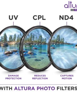 72MM Lens Filter Kit by Altura Photo, Includes 72MM ND Filter, 72MM CPL Filter, 72MM UV Filter, (UV, Polarizer Filter, Neutral Density ND4) for Camera Lens w 72MM Filter + Lens Filter Case 20 81tNjOb0o7L