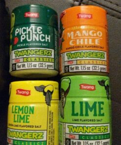 Alternative view of Twang Twangerz Flavored Salt Snack Topping - Lime, Lemon Lime, Mango Chili & Dill Pickle (Assorted, 4 Pack)