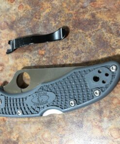 Spyderco Delica 4 Lightweight 7.15" Signature Folding Knife with 2.90" Flat-Ground Steel Blade and High-Strength FRN Handle - PlainEdge Grind Delica 4 Lightweight Flat Ground Grey 35 81tNwUJ3ghL