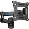 Pipishell Full Motion TV Wall Mount Brackets Swivel Tilts Articulating Extension Fits Max VESA 100x100mm, Corner TV Mount for 13-32 Inches LED LCD Flat Curved Screen TVs Monitors, Single Stud 64 81tO3arspRL