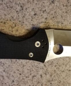 Spyderco Yojimbo 2 Specialty Tactical Knife with 3.2" CPM S30V Steel Black Wharncliffe Blade and Durable Black G-10 Handle - PlainEdge - C85GP2 Steel Blade 43 81tOws1xiLL