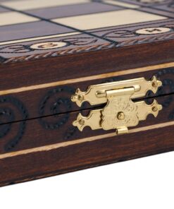 Wegiel Chess Set - Consul Chess Pieces and Board - European Wooden Handmade Game - JUNIOR 55 81tPOukbWQL