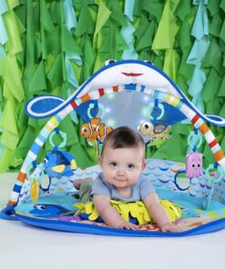 Bright Starts Disney Baby Finding Nemo Mr. Ray Ocean Lights & Music Gym, Ages Newborn + 35 81tQfmhuIzL