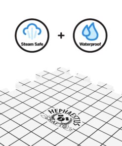Hephaestus Crafts Blocking Mats for Knitting - Pack of 9 GRAY Blocking Boards with Grids for Needlepoint or Crochet. 150 T-pins 27 81tTVeYJ2AL