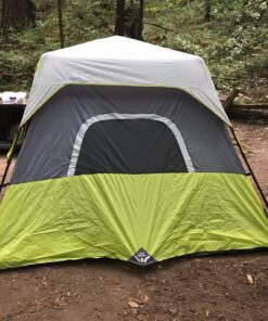 CORE 6 Person Instant Cabin Tent | Portable Large Pop Up Tent with Easy 60 Second Camp Setup for Family Camping | Included Hanging Organizer for Outdoor Camping Accessories Dark Gray/Green 61 81tUTMNMAkL
