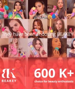 BEAKEY 5 Pcs Makeup Sponges Set, Latex-Free, High-density Wonder Blender Perfect for Liquid, Cream, and Powder, Soft and Flexible Boun Boun Beauty Sponges, Beauty Gift Set 5pcs multi-colored sponges 34 81tUxOAk60L