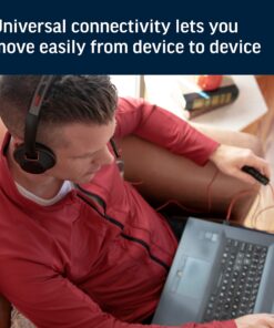 Plantronics - Blackwire C5220 - Wired, Dual-Ear (Stereo) Headset with Boom Mic - USB-A, 3.5 mm to connect to your PC, Mac, Tablet and/or Cell Phone Basic Packaging 22 81tV5LU2yIL