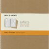 Moleskine Cahier Journal, Soft Cover, Large (5" x 8.25") Ruled/Lined, Kraft Brown, 80 Pages (Set of 3) 9 81tVapFP2jL