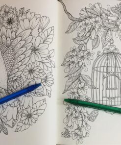 Twilight Garden Coloring Book: Published in Sweden as "Blomstermandala" (Gsp- Trade) Hardcover 48 81tW94Qc4L